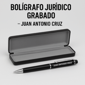Bolígrafo Jurídico Grabado – Juan Antonio Cruz